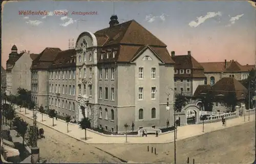 Weissenfels Saale Amtsgericht / Weissenfels /Burgenlandkreis LKR