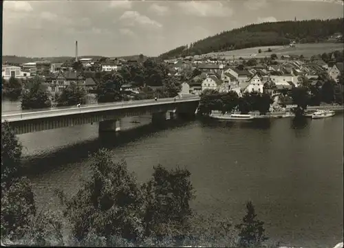 Saalburg Saale Neue Bruecke / Saalburg-Ebersdorf /Saale-Orla-Kreis LKR