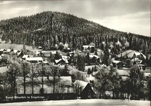 Baerenfels Erzgebirge  / Altenberg /Saechsische Schweiz-Osterzgebirge LKR