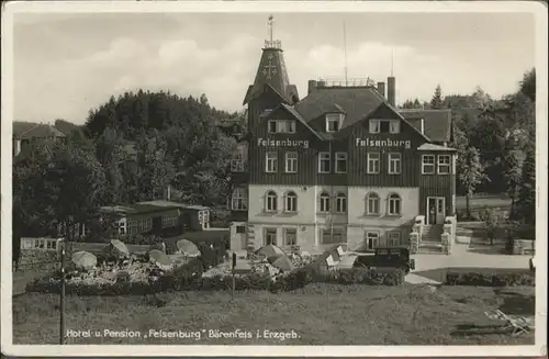 Baerenfels Erzgebirge Hotel Pension Felsenburg / Altenberg /Saechsische Schweiz-Osterzgebirge LKR