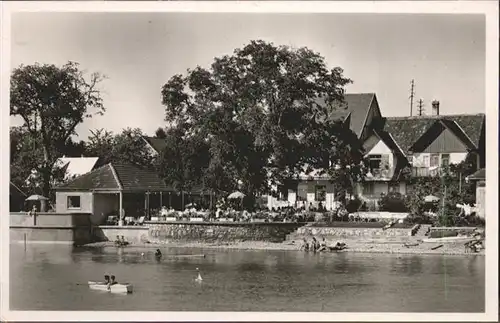 Kressbronn Bodensee Gaststaette Pension Strandcafe / Kressbronn am Bodensee /Bodenseekreis LKR