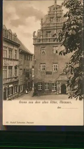 Meissen Elbe Sachsen alten Ritter / Meissen /Meissen LKR