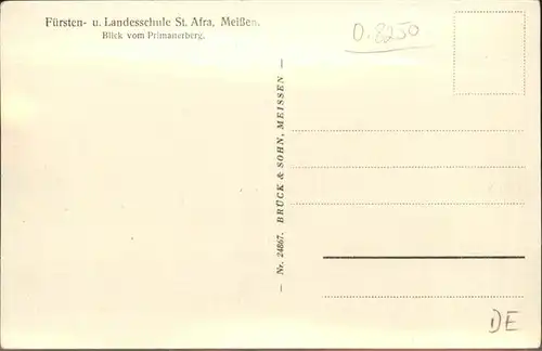 Meissen Elbe Sachsen Landesschule / Meissen /Meissen LKR