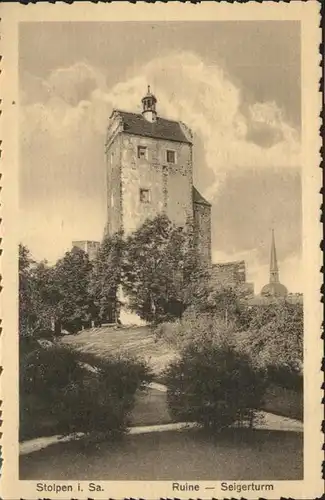 Stolpen Ruine Seigerturm / Stolpen /Saechsische Schweiz-Osterzgebirge LKR