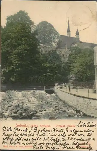 Sebnitz Protestantische Kirche / Sebnitz /Saechsische Schweiz-Osterzgebirge LKR