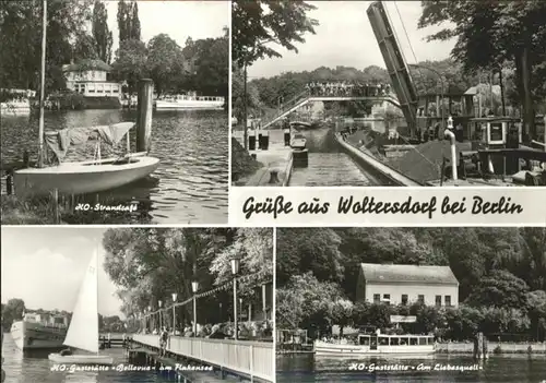 Woltersdorf Erkner Gaststaette Liebesquelle Gaststaette Bellevue Flakensee  / Woltersdorf Erkner /Oder-Spree LKR