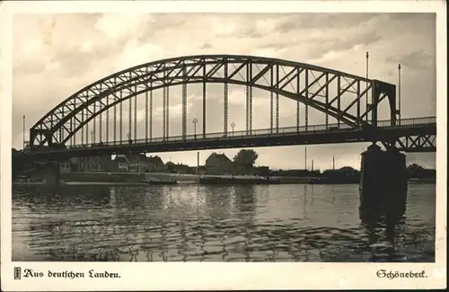 Schoenebeck Elbe Elbbruecke / Schoenebeck /Salzlandkreis LKR