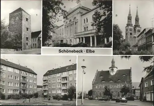 Schoenebeck Elbe Pfaennerturm Volksabd St Jakobi Kirche Kreismuseum  / Schoenebeck /Salzlandkreis LKR