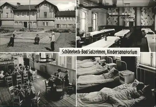 Schoenebeck Elbe Kinder Sanatorium  / Schoenebeck /Salzlandkreis LKR
