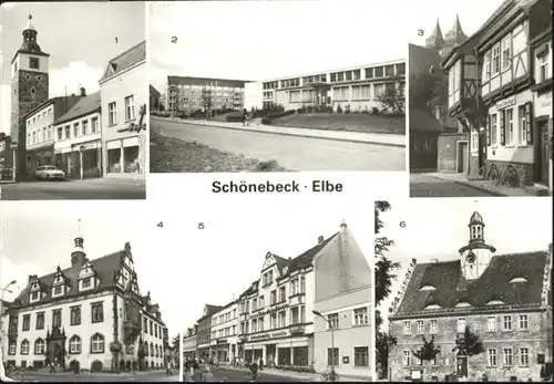 Schoenebeck Elbe Volksschwimmhalle Kreismuseum / Schoenebeck /Salzlandkreis LKR