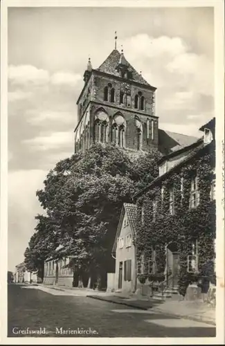 Greifswald Mecklenburg Vorpommern Marienkirche / Greifswald /Greifswald Stadtkreis