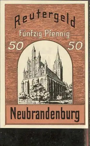 Neubrandenburg Reutergeld  / Neubrandenburg /Neubrandenburg Stadtkreis