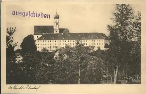 Marktoberdorf Stempel auf AK / Marktoberdorf /Ostallgaeu LKR