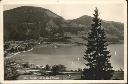 Buehl Alpsee Strandbad Hauser / Immenstadt i.Allgaeu /Oberallgaeu LKR