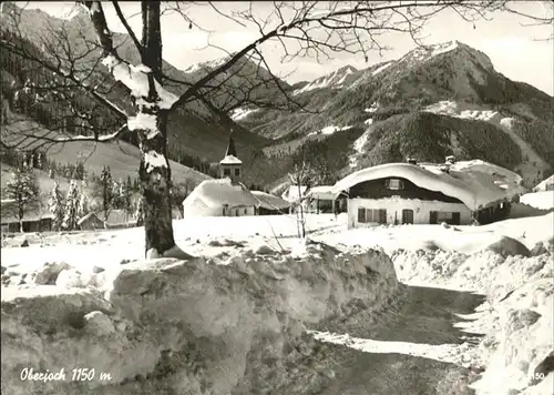 Oberjoch Kirche Winter / Bad Hindelang /Oberallgaeu LKR