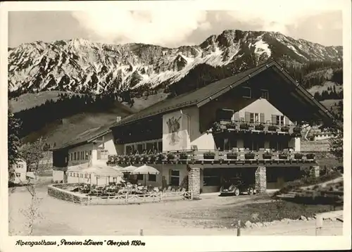 Oberjoch Alpen Gasthaus Pension Loewen / Bad Hindelang /Oberallgaeu LKR