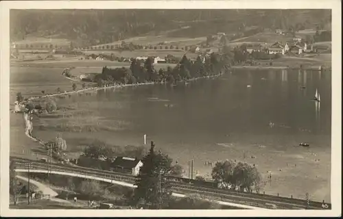 Buehl Alpsee Strandbad grossen Alpsee / Immenstadt i.Allgaeu /Oberallgaeu LKR