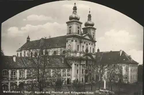 Waldsassen Kirche Pfarrhof Kriegerdenkmal / Waldsassen /Tirschenreuth LKR