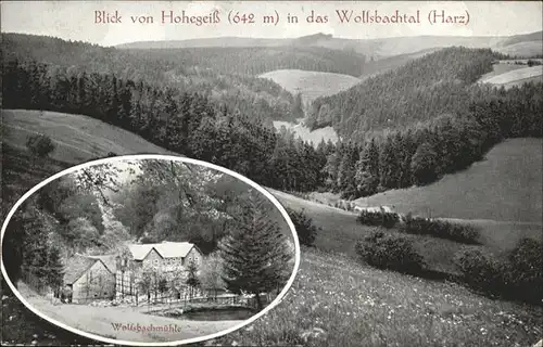 Hohegeiss Harz Wolfsbachtal Wolfbachmuehle / Braunlage /Goslar LKR