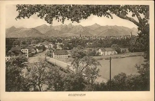 Rosenheim Bayern Bruecke / Rosenheim /Rosenheim LKR