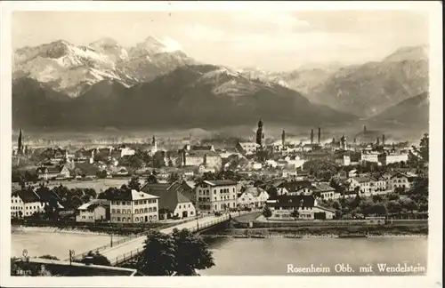 Rosenheim Bayern Wendelstein Bruecke / Rosenheim /Rosenheim LKR