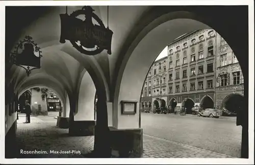 Rosenheim Bayern Max Josef Platz  / Rosenheim /Rosenheim LKR