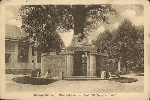 Rosenheim Bayern Krieger Denkmal  / Rosenheim /Rosenheim LKR