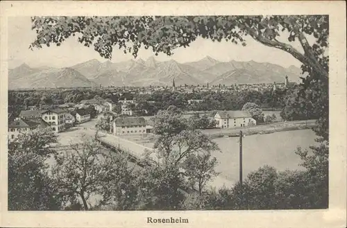 Rosenheim Bayern Bruecke / Rosenheim /Rosenheim LKR