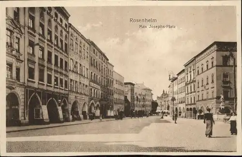 Rosenheim Bayern Max Josephs Platz / Rosenheim /Rosenheim LKR