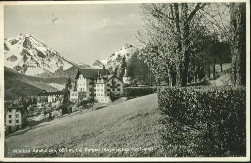 Bad Adelholzen Oberbayern Wildbad  / Siegsdorf /Traunstein LKR