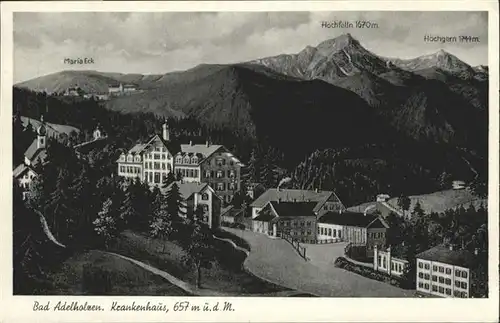 Bad Adelholzen Oberbayern Krankenhaus  Hochfelln Hochgern Maria Eck / Siegsdorf /Traunstein LKR