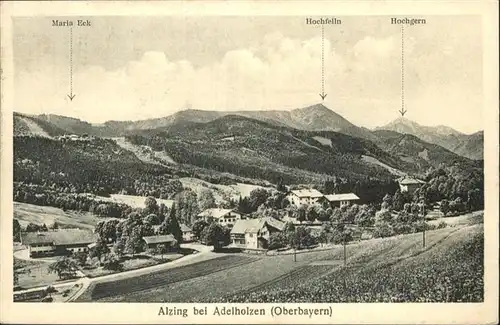 Alzing Traunstein bei Adelholzen Maria Eck Hochfelln Hochgern / Siegsdorf /Traunstein LKR