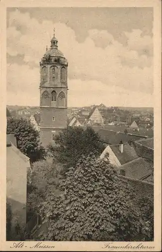 Meissen Elbe Sachsen Frauenkirchturm / Meissen /Meissen LKR