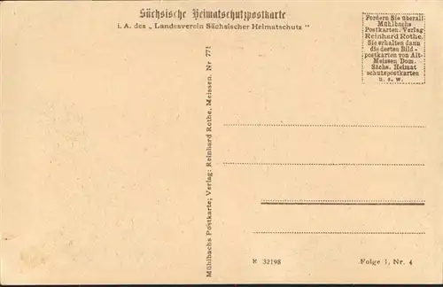 Meissen Elbe Sachsen Leinewebergasse / Meissen /Meissen LKR