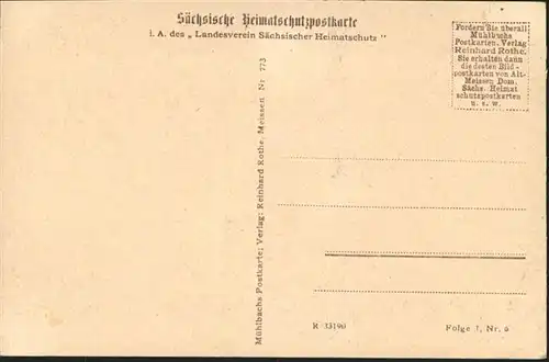 Meissen Elbe Sachsen Fischerhaeuser  / Meissen /Meissen LKR