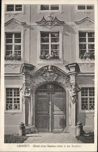 Eichstaett Oberbayern Kavalierhof Portal Residenz / Eichstaett /Eichstaett LKR