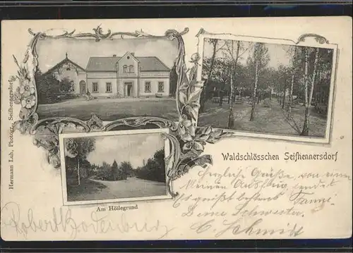 Seifhennersdorf Waldschloesschen Hoellegrund x
