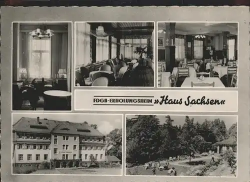 Hohnstein Erholungsheim Haus Sachsen