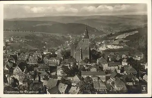 Schneeberg Erzgebirge Fliegeraufnahme x