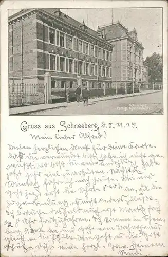 Schneeberg Erzgebirge Gymnasium x