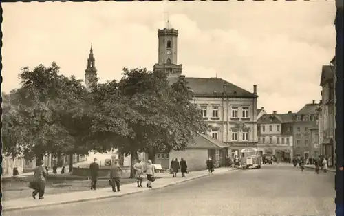 Schneeberg Erzgebirge Ernst-Schneller-Platz Rathaus  *