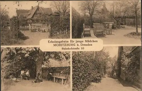 Moritzburg Sachsen Moritzburg Erholungsheim fuer junge Maedchen Bahnhofstrasse x / Moritzburg Dresden /Meissen LKR