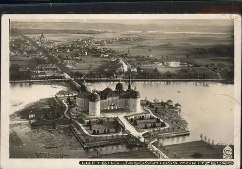 Moritzburg Jagdschloss bei Dresden Fliegeraufnahme x