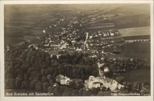 Kreischa Sanatorium Fliegeraufnahme *