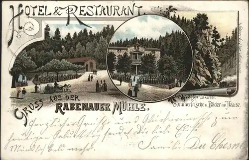 Rabenau Sachsen Hotel Restaurant Rabenauer Muehle x