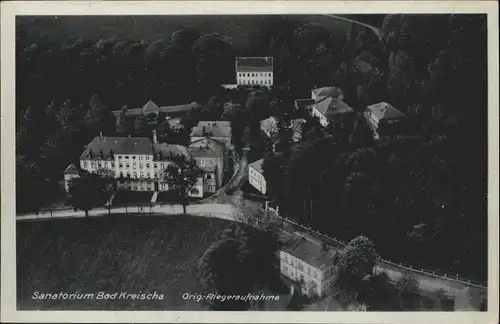 Kreischa Fliegeraufnahme Sanatorium *