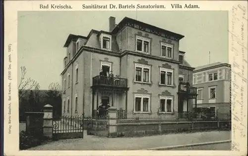 Kreischa Sanitaetsrat Dr Bartels Sanatorium Villa Adam x