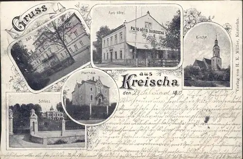 Kreischa Pfarrhaus Schloss Parkhotel Kirche x