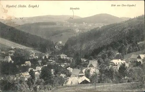 Kipsdorf Saechsisches Erzgebirge Baerenfels  x