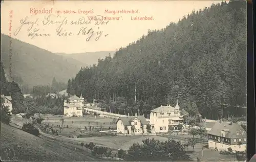 Kipsdorf Erzgebirge Margarethenhof Villa Johanna Luisenbad x